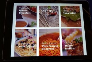 Cookbible on iPad