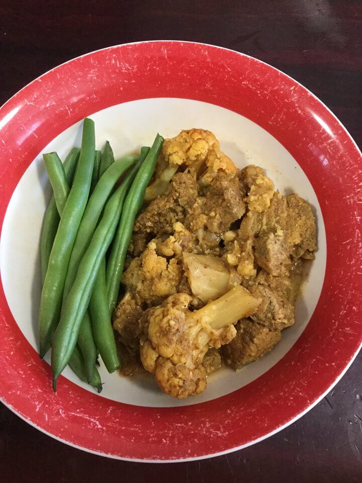 Chicken and Cauliflower korma